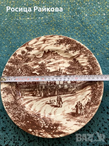 Порцеланови чинии Swan inn , снимка 4 - Чинии - 51133898