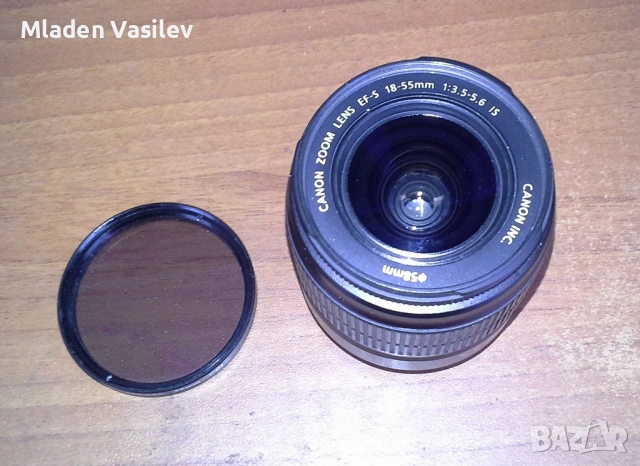 Обектив Canon 18-55/3,5-5,6, снимка 2 - Обективи и филтри - 54138353