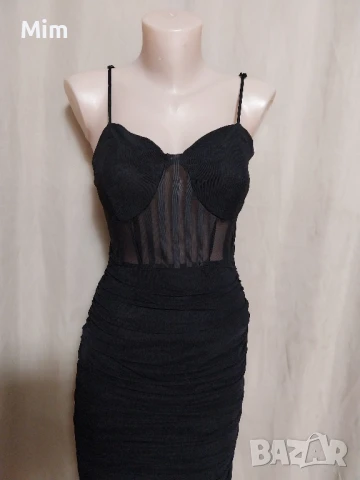 М Черна, къса лятна рокля , снимка 4 - Рокли - 50752289