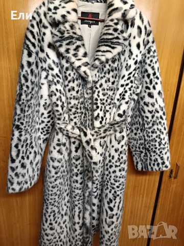 Палто леопардов десен