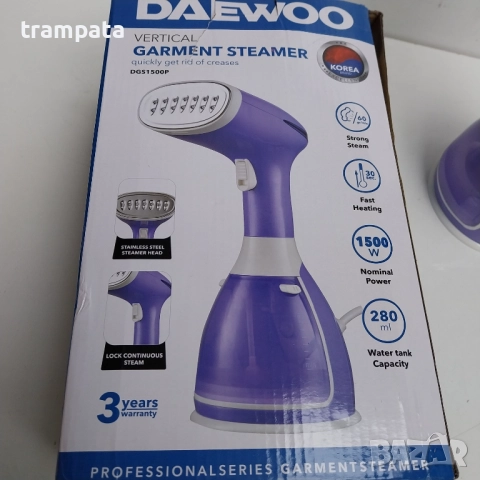 НАЙ ДОБРАТА ОФЕРТА НОВА безконтактна ютия с пара Daewoo , снимка 2 - Ютии - 52807764