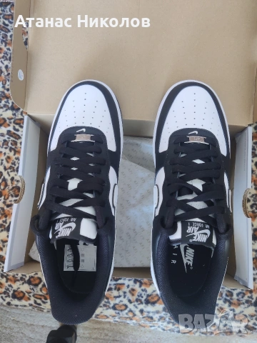 НОВО! Nike Air Force 1 '07 Panda, снимка 2 - Кецове - 53634677