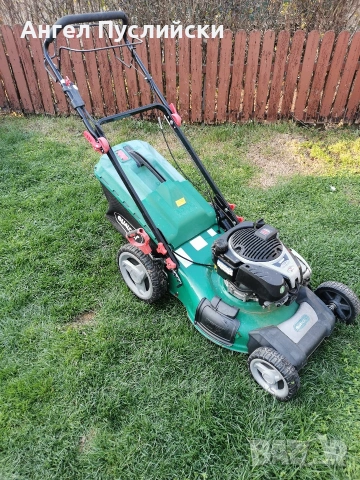 Бензинова косачка Briggs&Stratton 53 см Ел. стартер, снимка 3 - Градинска техника - 54069802