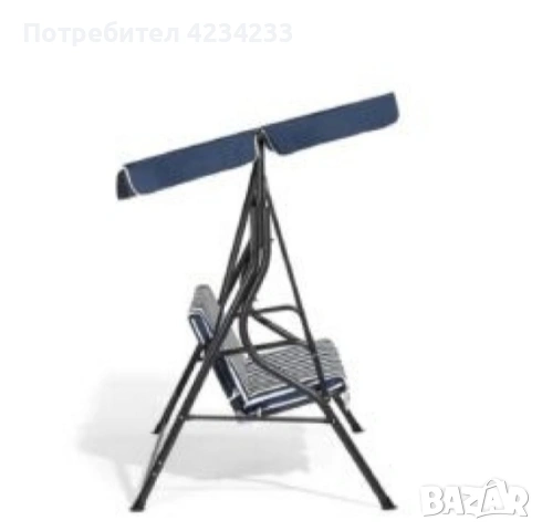 Триместна градинска люлка , снимка 3 - Градински мебели, декорация  - 53742690