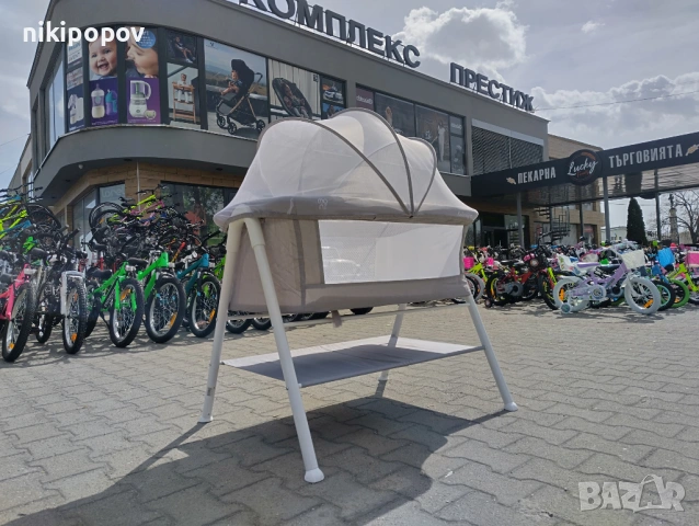 MONI Бебешко легло KALINIHTA сив, снимка 10 - Кошарки - 53565214