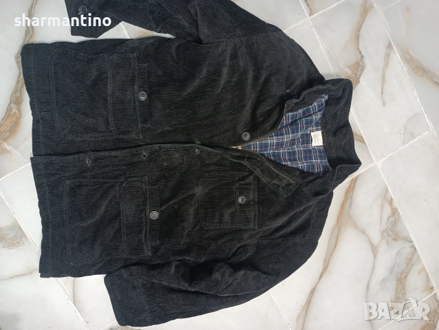 Черно джинсово яке L - 19 лв, снимка 7 - Якета - 52915684