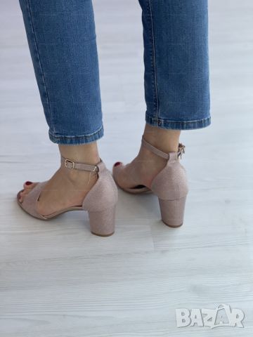 Стъпка в Стила: Стилни дамски сандали с ток за модерна жена, снимка 3 - Сандали - 46381594