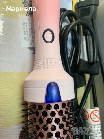 Кератинова Термочетка / Йонна Четка за Изправяне и Накъдряне, снимка 4 - Маши за коса - 50467605