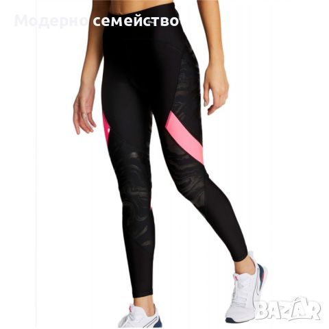 Дамски клин puma ultraform high waist full length printed running leggings black, снимка 3 - Клинове - 46750895