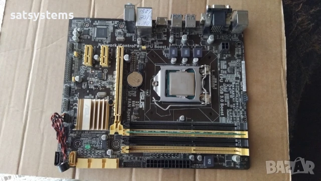 Дънна платка Asus B85M-G Socket LGA1150 CPU+FAN, снимка 5 - Дънни платки - 50850291