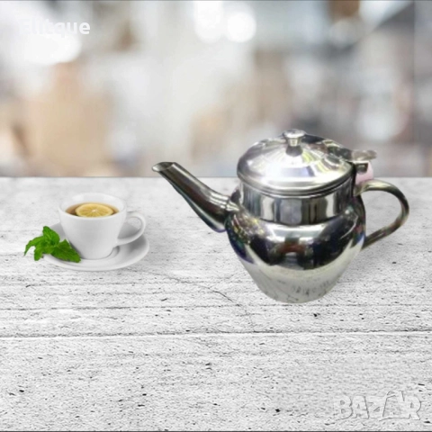 Чайник от неръждаема стомана, 1L, снимка 2 - Други - 52901483