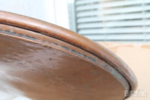 Стара медна тава от Османската империя , снимка 10 - Антикварни и старинни предмети - 51031524