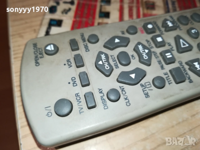 SANYO DVD/VCR COMBO REMOTE-ВНОС SWISS 2811251935, снимка 9 - Дистанционни - 52577725