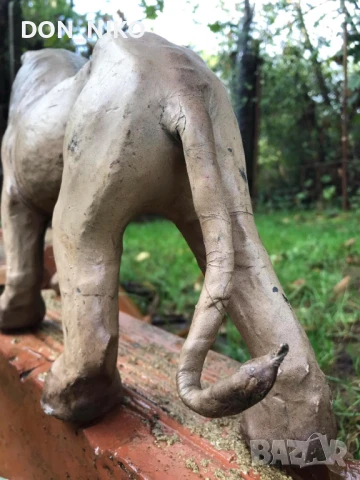 Макет на лъвица от папиемаше., снимка 4 - Антикварни и старинни предмети - 51352111