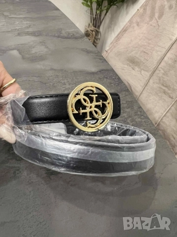 Черен колан Guess , снимка 2 - Колани - 52271698