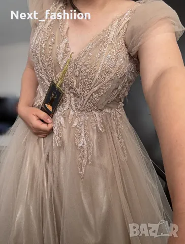 Официална дълга рокля тюл, снимка 2 - Рокли - 50019614