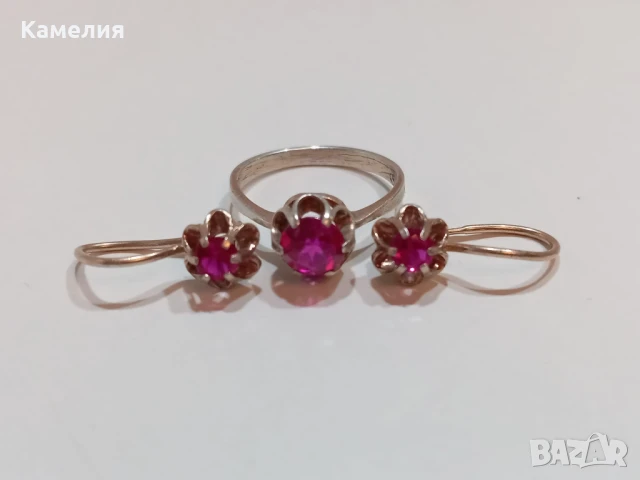 Руско сребро , снимка 2 - Бижутерийни комплекти - 51316957