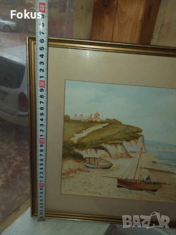 ПРЕКРАСНА КАРТИНА РИСУНКА ХУДОЖНИК ПОДПИС, снимка 6 - Антикварни и старинни предмети - 53512061