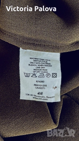 Копринена рокля VIKTOR & ROLF 💘 H&M, снимка 11 - Рокли - 53387832