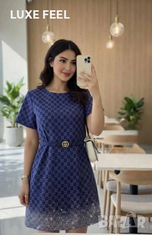 Gucci⚜️ Дамски Рокли , снимка 7 - Рокли - 53831153