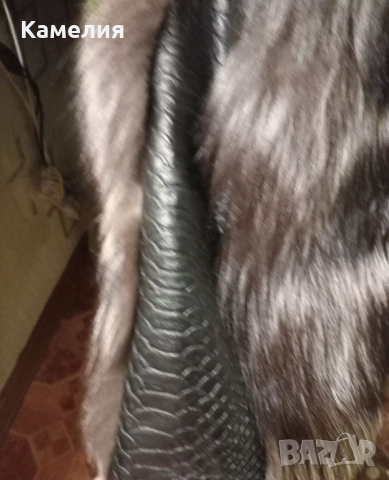 Палта от сребърна лисица , снимка 4 - Палта, манта - 51954516