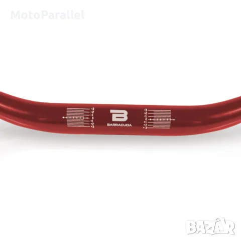 МОТО КОРМИЛО BARRACUDA HANDLEBAR RACING 22 RED/ЧЕРВЕН, снимка 3 - Аксесоари и консумативи - 47257353