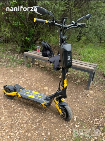 Тротинетка Teverun blade mini pro+каска BELL+яке+очила!, снимка 6 - Други спортове - 50494216