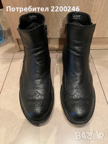Gabor мъжки боти естествена кожа, снимка 2 - Мъжки боти - 52350995