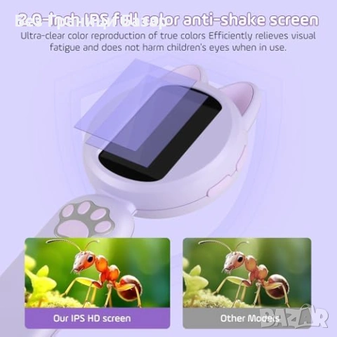 Нов Портативен цифров микроскоп 500X USB 2MP с LED светлини за деца играчка, снимка 3 - Образователни игри - 54155269