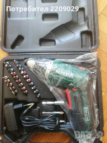 Акумулаторен винтоверт Parkside PSSA 3.6V Оригинален НЕМСКИ, снимка 3 - Винтоверти - 54115987
