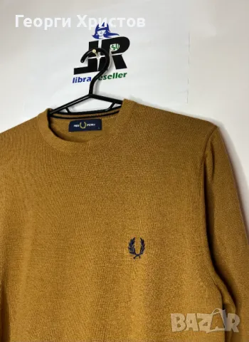 Fred Perry Classic Sweater Мъжки Пуловер, снимка 3 - Пуловери - 48697172