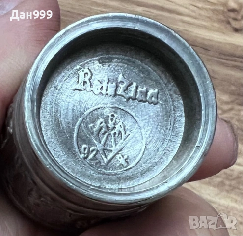 Осем колекционерски чашки от висококачествен калай, снимка 6 - Антикварни и старинни предмети - 53123681