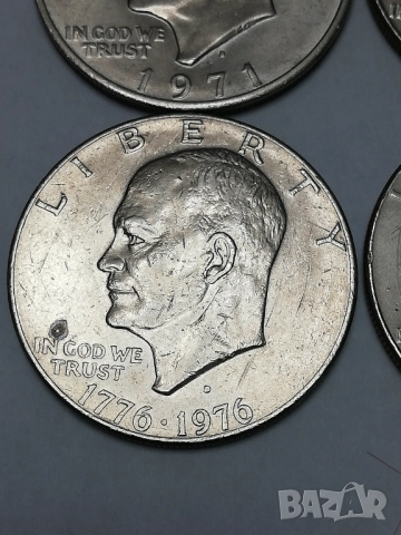 6 бр. 1 долар Айзенхауер-1971,72,74,76,77,78 г., снимка 6 - Нумизматика и бонистика - 52587624