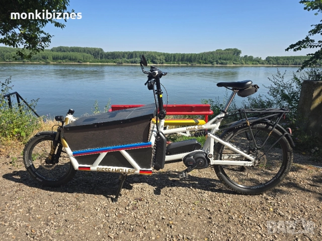 Електрически товарен велосипед Riese Muller Load 60, снимка 2 - Велосипеди - 52014151