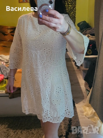 Дантелена рокля. , снимка 9 - Рокли - 53505096