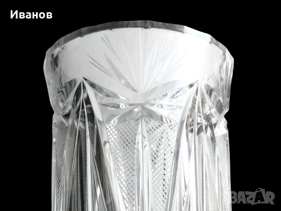 Кристална ваза Miranda - Crystalite Bohemia, снимка 3 - Вази - 51480200