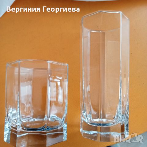 Стъклени чаши 2 размера по 1 лв., снимка 2 - Чаши - 46308968