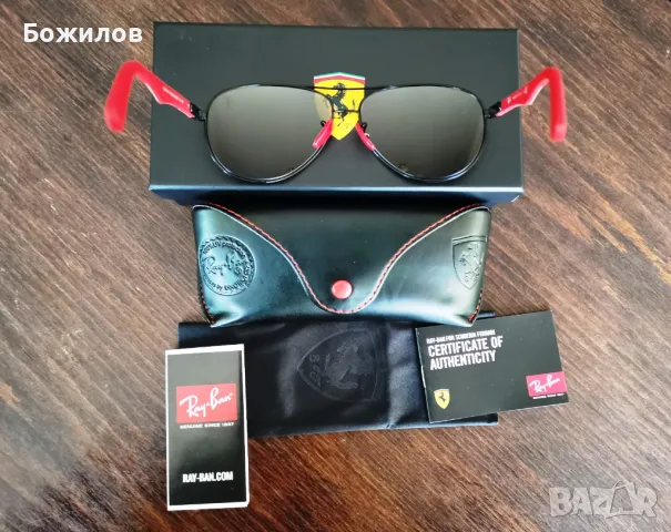  Слънчеви очила RAY-BAN  SCUDERIA FERRARI RB8313-M F0096G, снимка 3 - Слънчеви и диоптрични очила - 50335888