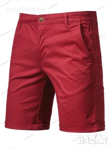 Мъжки летни памучни ежедневни къси панталони, 11цвята , снимка 11 - Къси панталони - 46448874