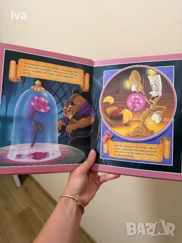 Книга красавицата и звярът интерактивна, снимка 4 - Детски книжки - 51129110