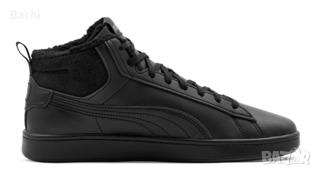 Мъжки кожени кецове Puma Smash 3.0 Mid Winter Размер 42, снимка 5 - Маратонки - 53482638