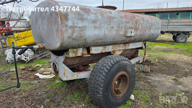 Продават се 2 броя цистерни: с коша е 4.5кубика. Другата 3.2 кубика., снимка 7 - Ремаркета - 53664756