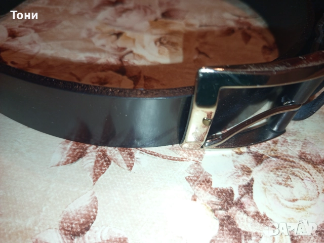 CLAUDIO ORCIANI Нов Италиански Мъжки Колан от Естествена Кожа 115см., снимка 3 - Колани - 52675776