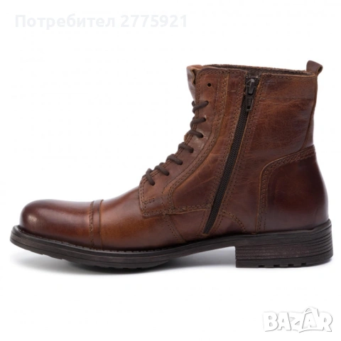JACK & JONES Боти с връзки 'Russel', снимка 3 - Мъжки боти - 54256777