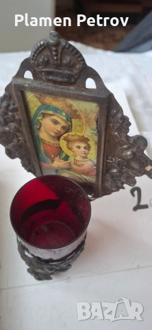 Икона,кандило,Исус Христос , снимка 8 - Антикварни и старинни предмети - 38502656