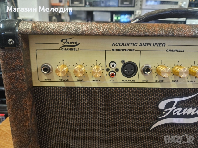 Китарно кубе Fame AC60R Acoustic Combo – Кристален звук за Вашата китара и вокал, снимка 3 - Тонколони - 53888974