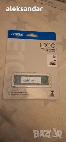 Crucial E100 Gen4 NVMe SSD high-performance PCIe 4.0 storage (480GB & 1TB)