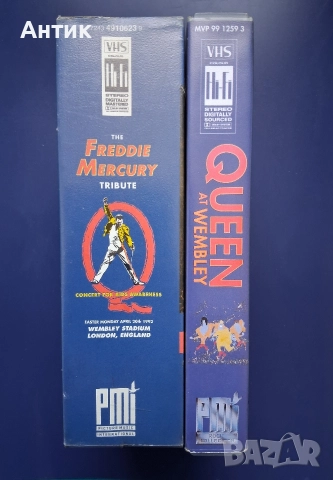 Видеокасети VHS QUEEN The Fredie Mercury Tribute Концерт Стадион Уембли '86 год., снимка 3 - Други жанрове - 52582781