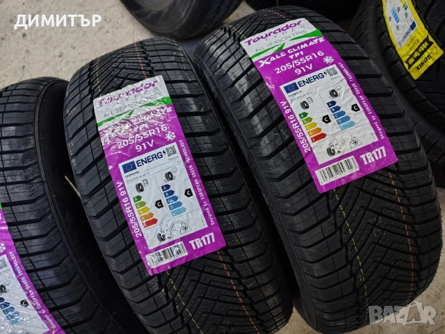 4бр.НОВИ всесезонни гуми TOURADOR 205 55 16 DOT25 цена за брой, снимка 3 - Гуми и джанти - 52338800