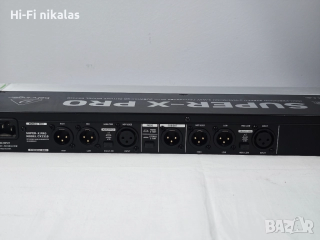 професионален кросоувър процесор BEHRINGER SUPER-X PRO CX2310, снимка 6 - Еквалайзери - 51855340